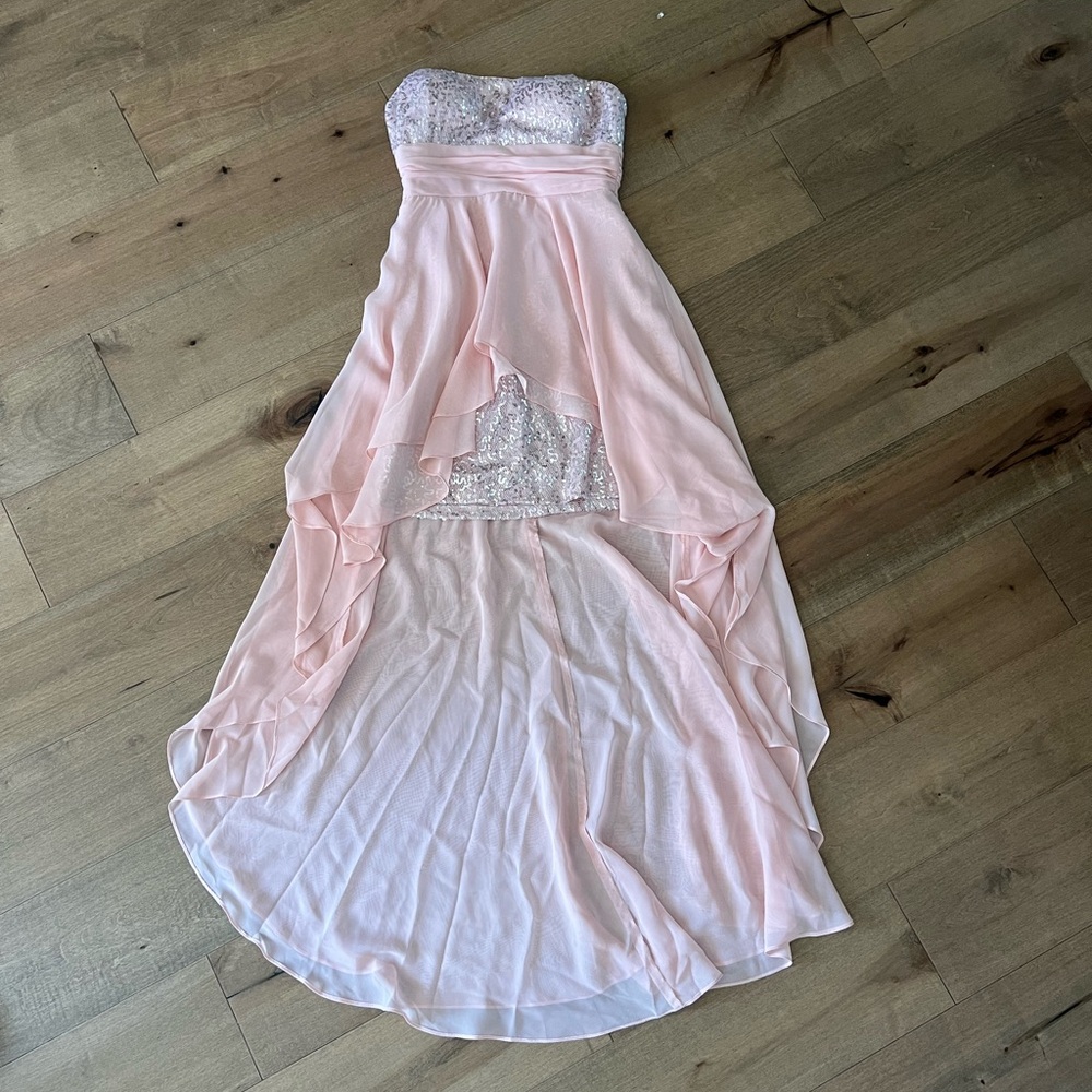 Hailey - Adrianna Papell Blush Pink Dress